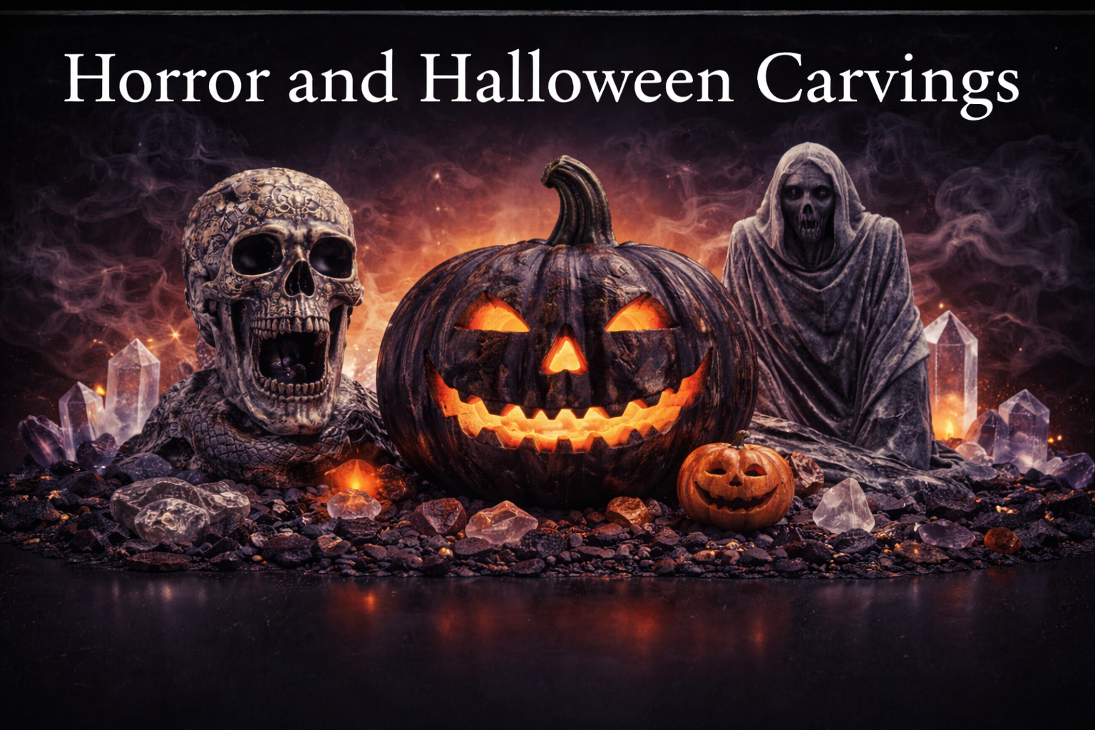 Horror and Halloween Carvings