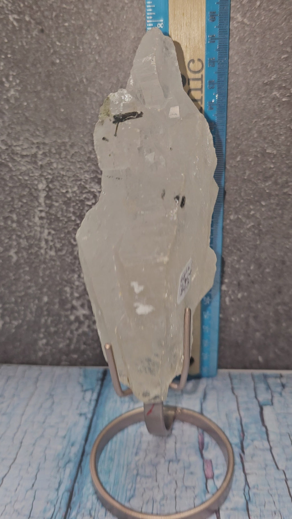 Quartz with Green Tourmaline
