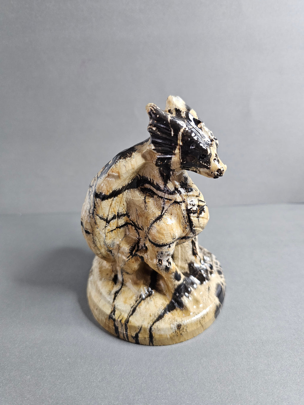 Picture Jasper Dragon – Warm Tan & Brown Blend | 4.5 Inches