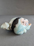 Caribbean Calcite Sea Turtle – Calm & Flow Crystal Carving | 4.25 Inches