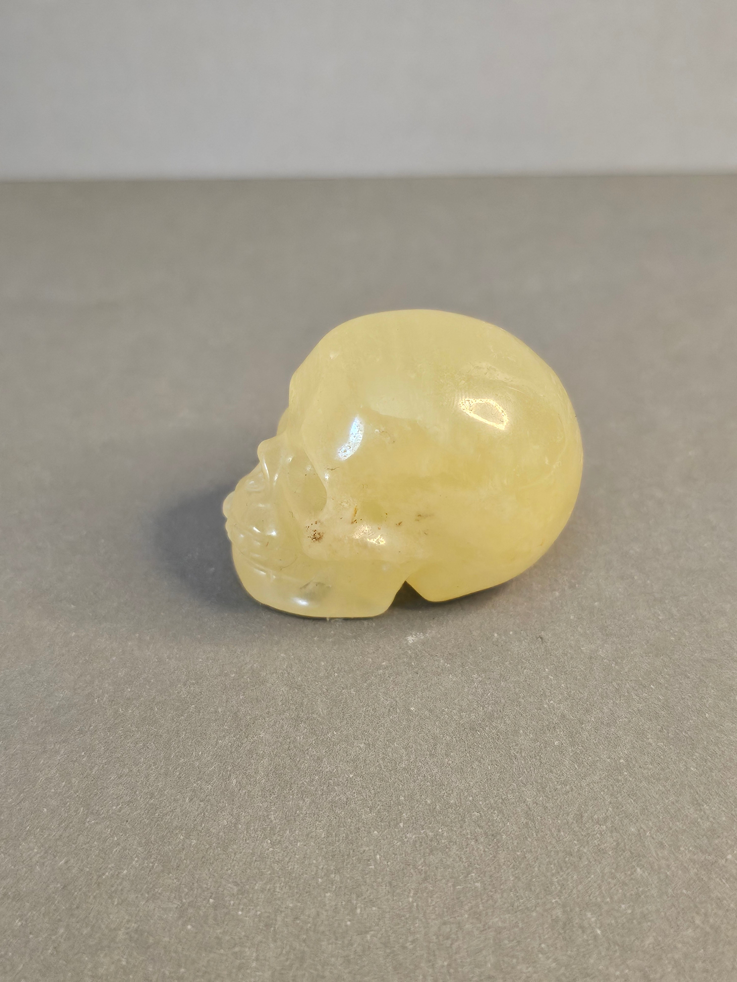 Citrine Skull – Prosperity & Energy Crystal Skull | 1.5 Inches