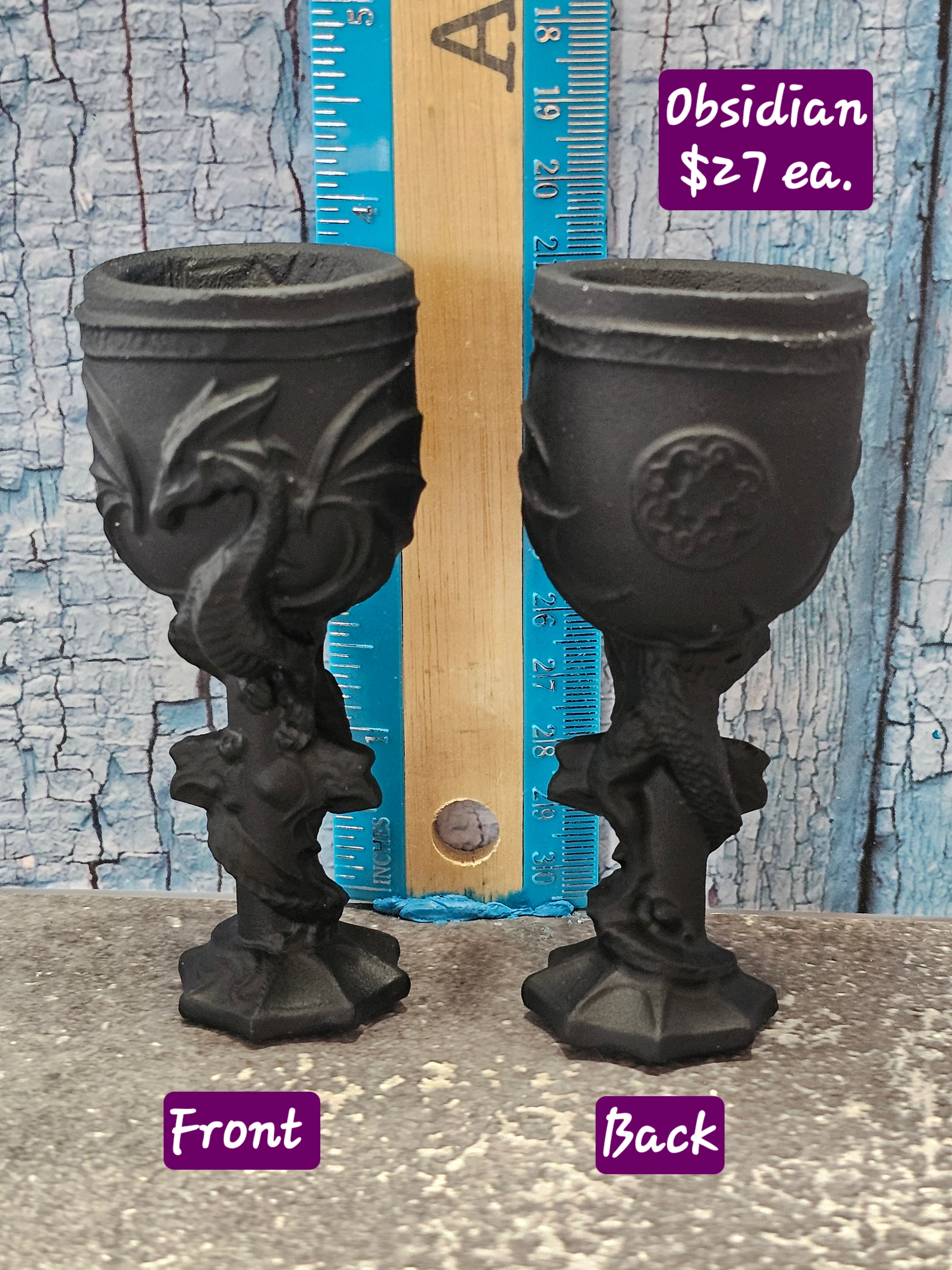 Obsidian Dragon Goblet