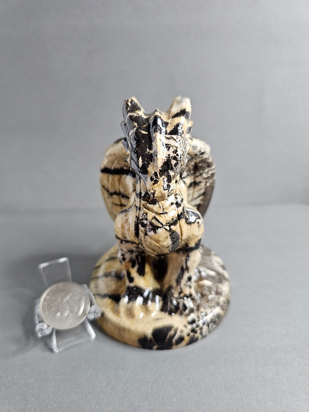 Picture Jasper Dragon – Warm Tan & Brown Blend | 4.5 Inches