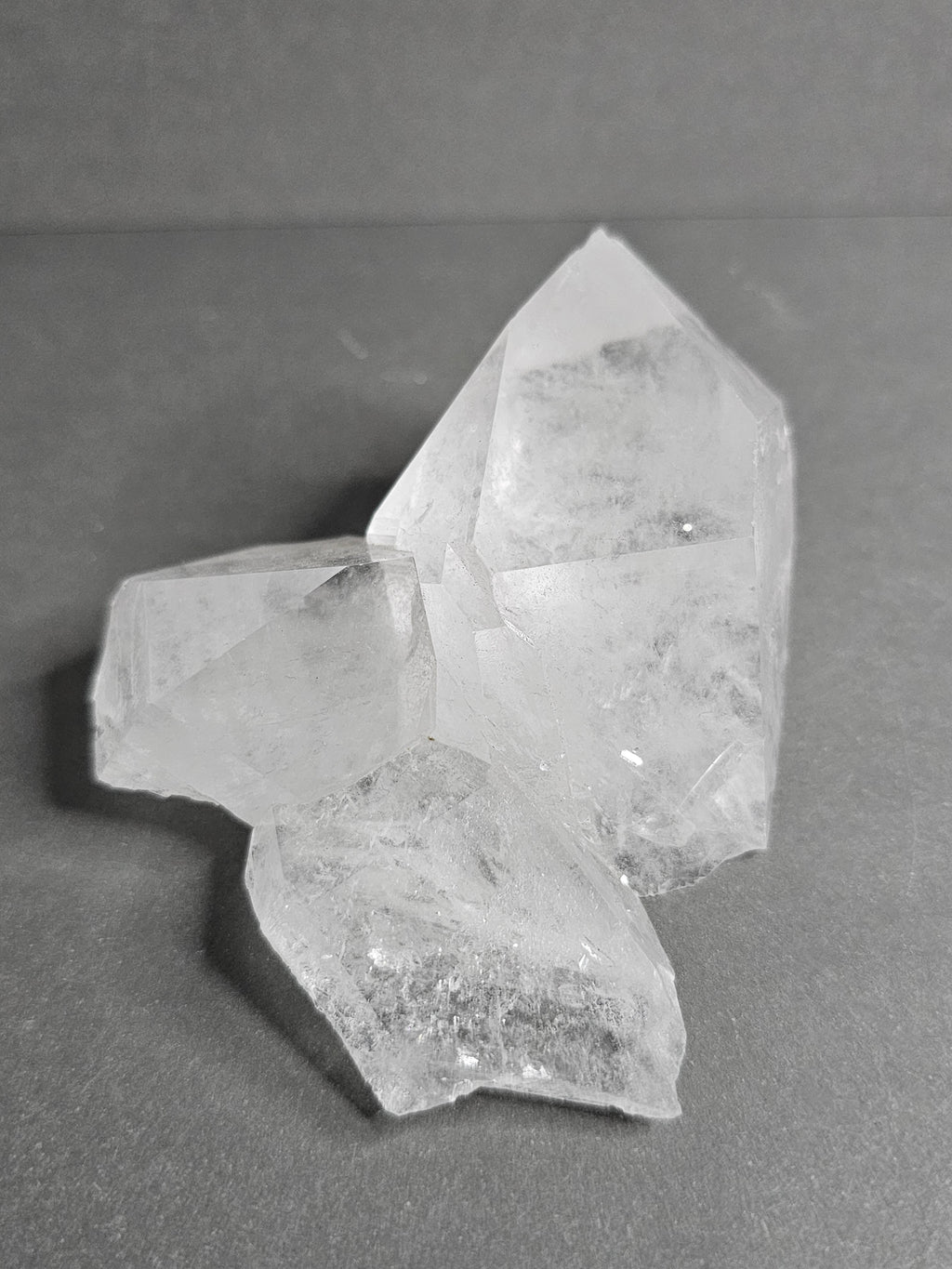 Brazilian Clear Quartz Crystal Cluster – Bright Pointed Formation | ~3.5 Inches (1)