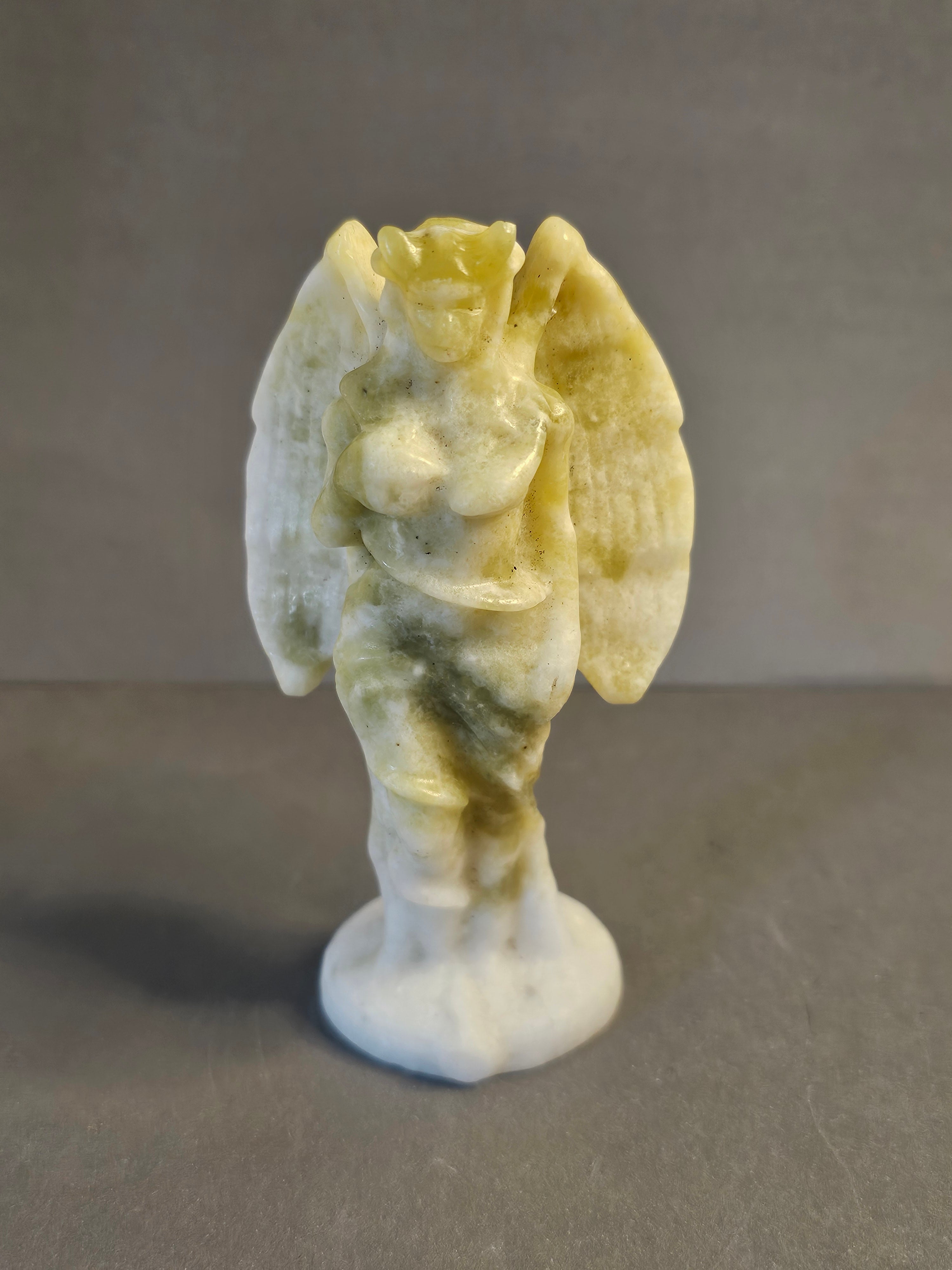 Lemon Jade Lilith – Sovereign Feminine Strength Crystal | 4.5 Inches