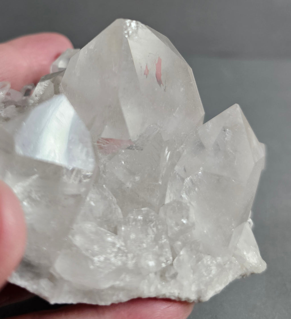 Brazilian Clear Quartz Crystal Cluster – Mini Natural Formation | ~ 3.5 inches (5)