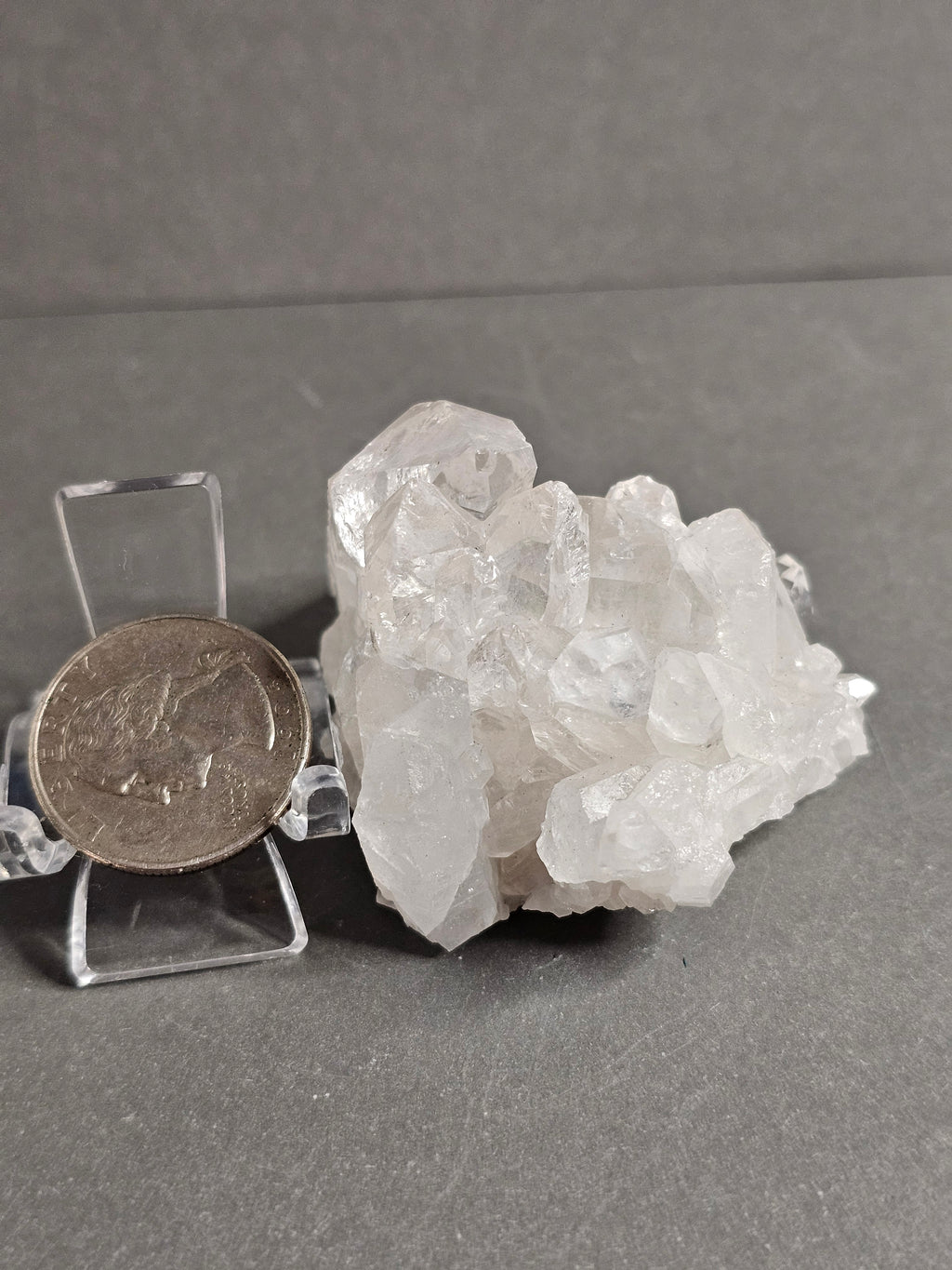 Brazilian Clear Quartz Crystal Cluster – Petite Display Cluster | ~2.25 Inches (4)