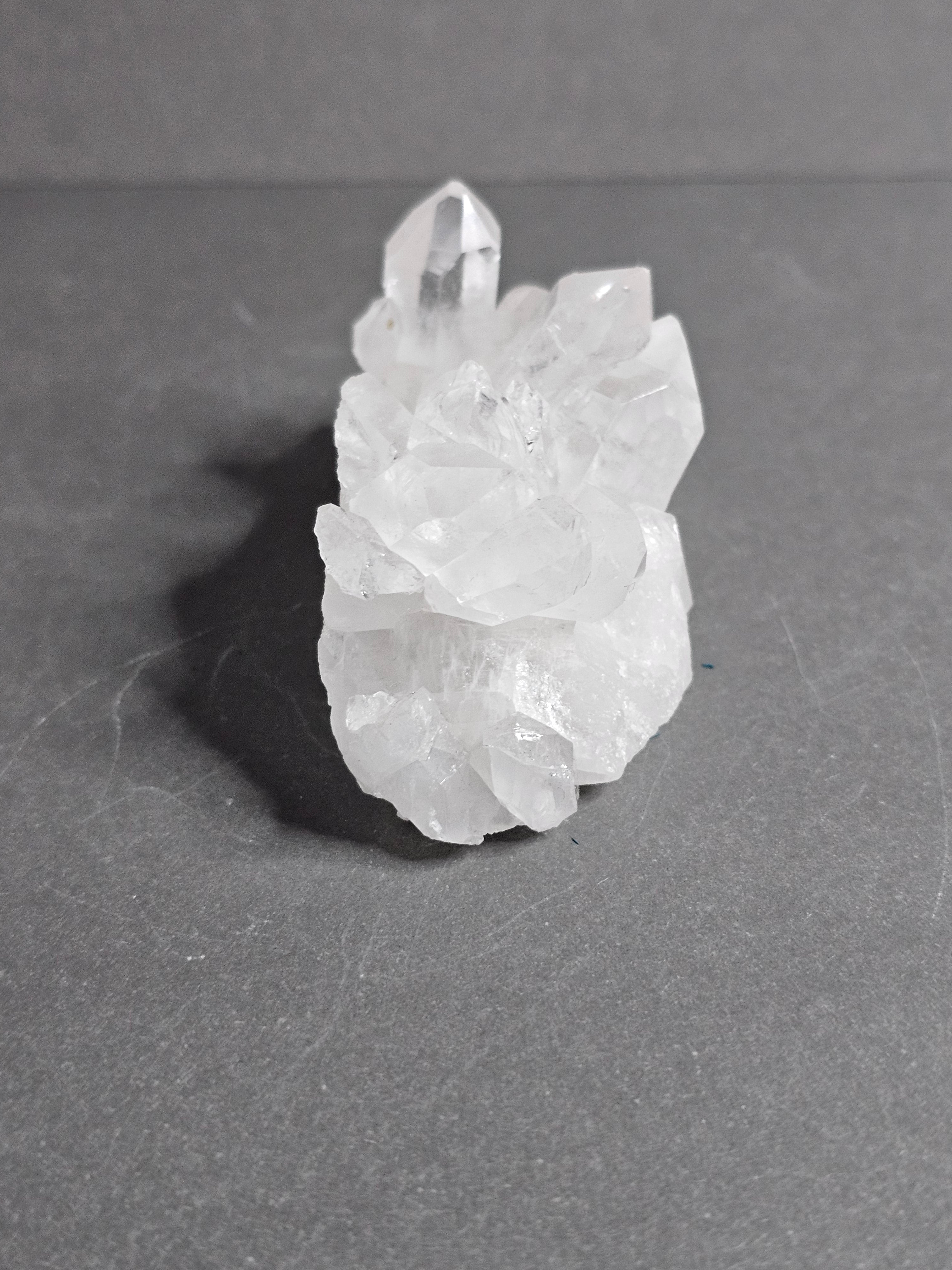 Brazilian Clear Quartz Crystal Cluster – Compact Sparkling Points | ~2 1/2 Inches