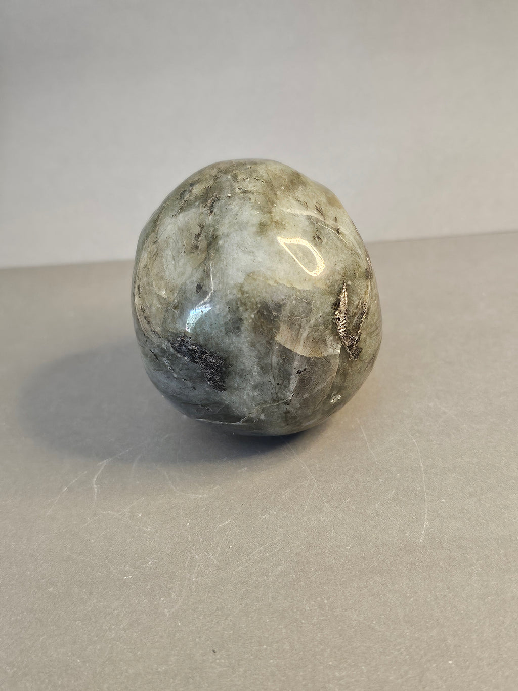 Labradorite Skull with Blue Flash – Mystical Crystal Skull | 2.5 Inches