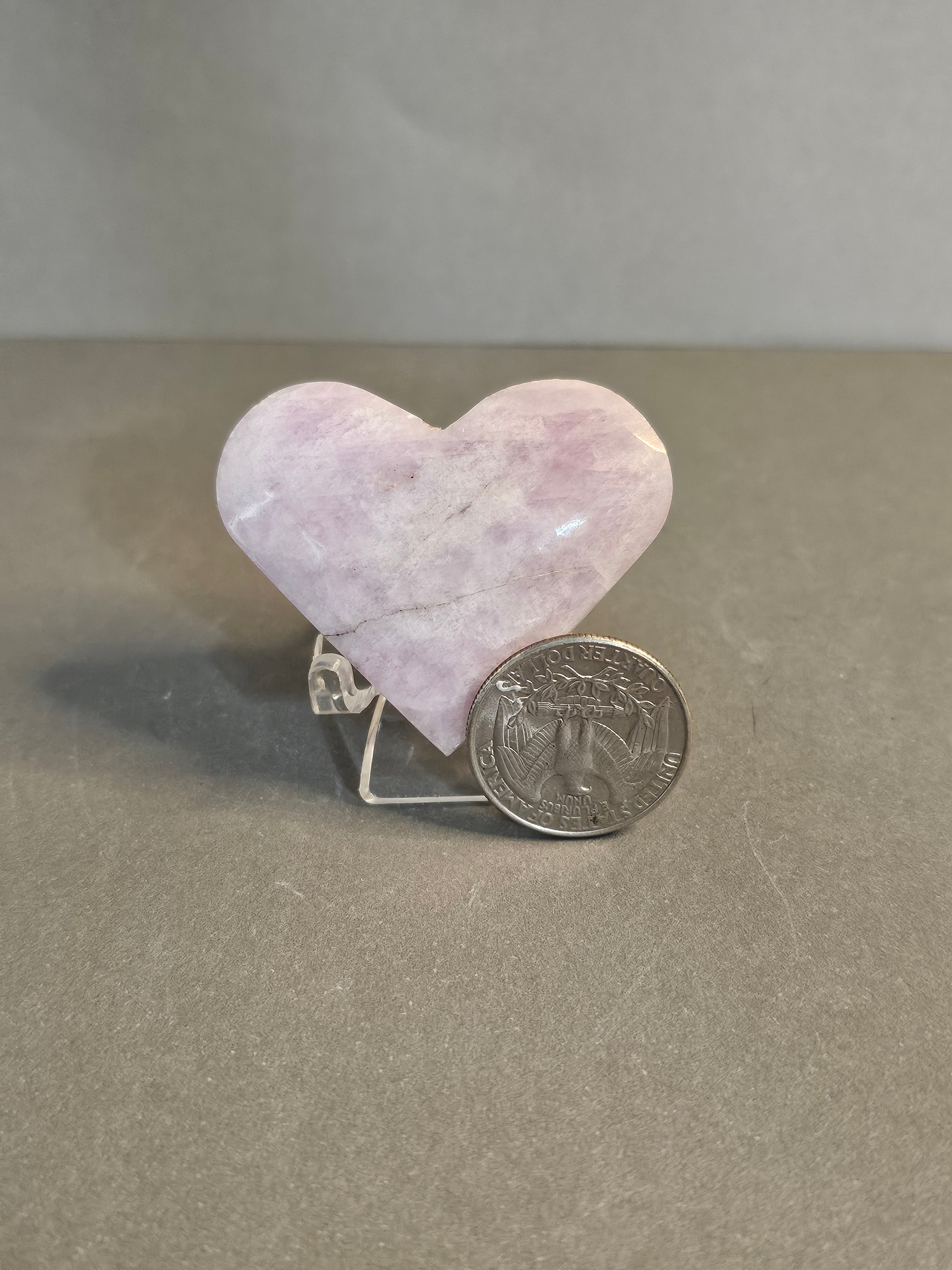 Kunzite Heart