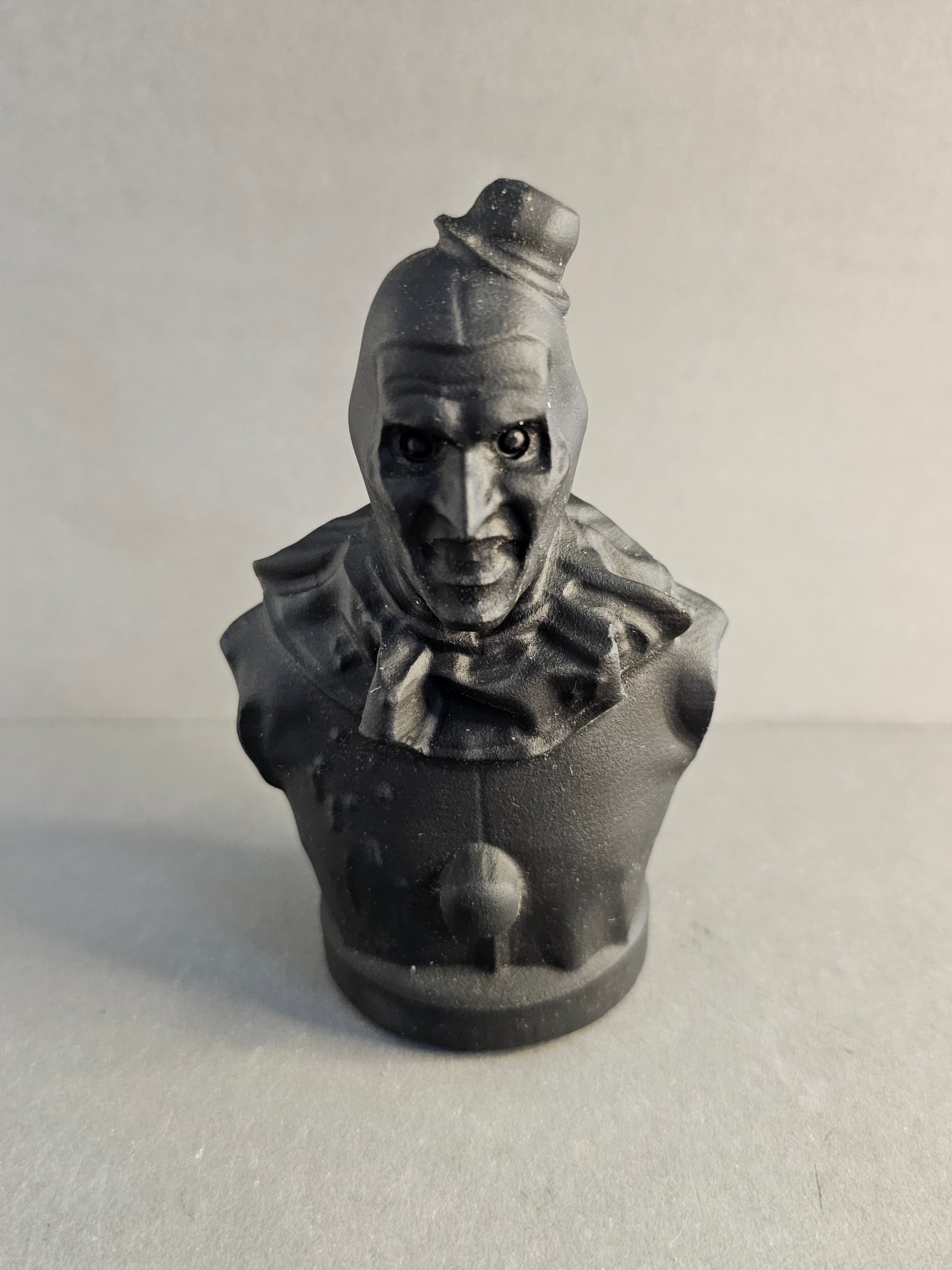 Obsidian Art the Clown – Terrifier Inspired Horror Crystal Carving | 4.5 Inches