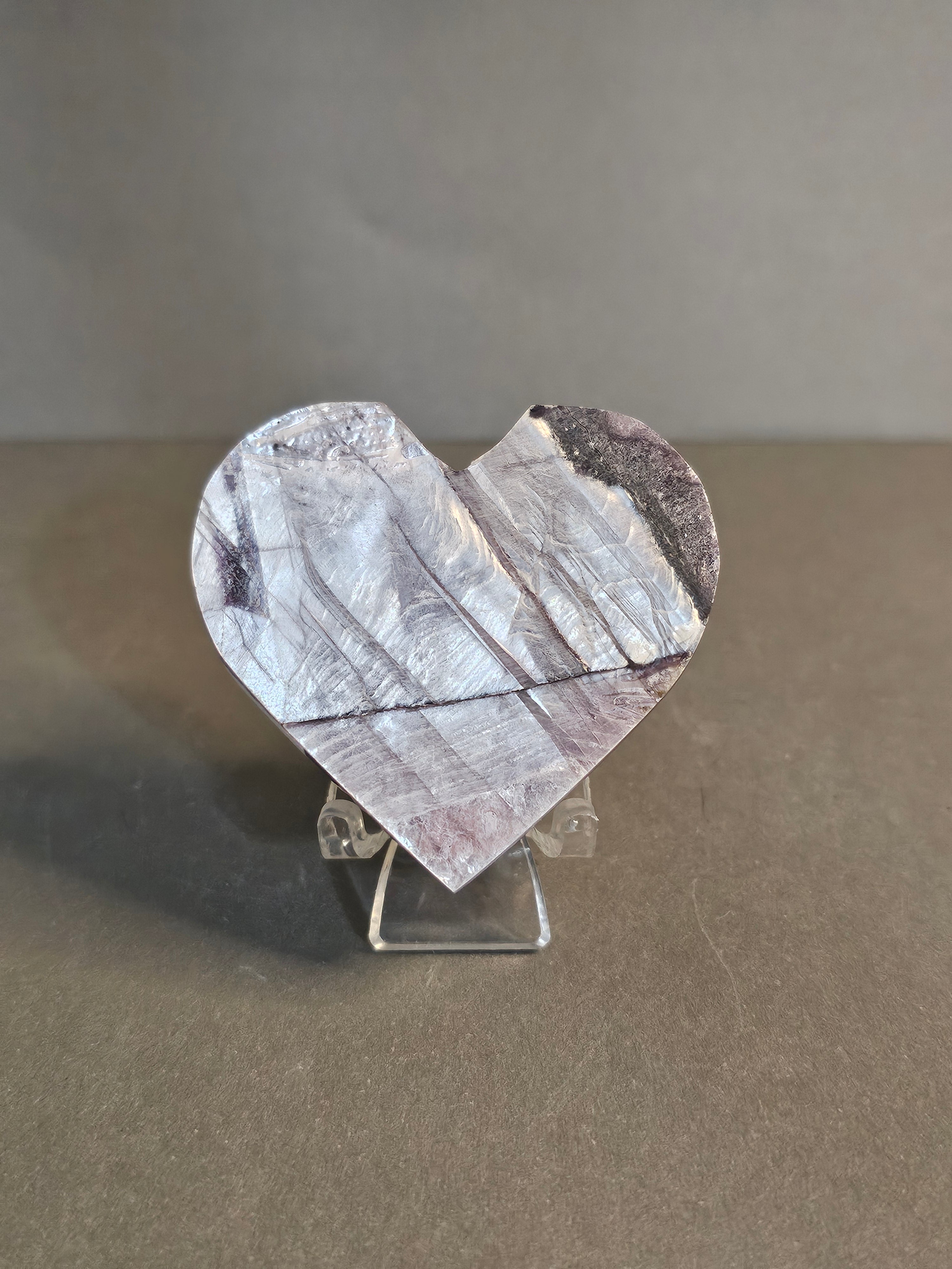 Purple Mica Heart