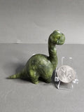 Jade Long Neck Dinosaur Carving – 2.75" Crystal Dino Figurine
