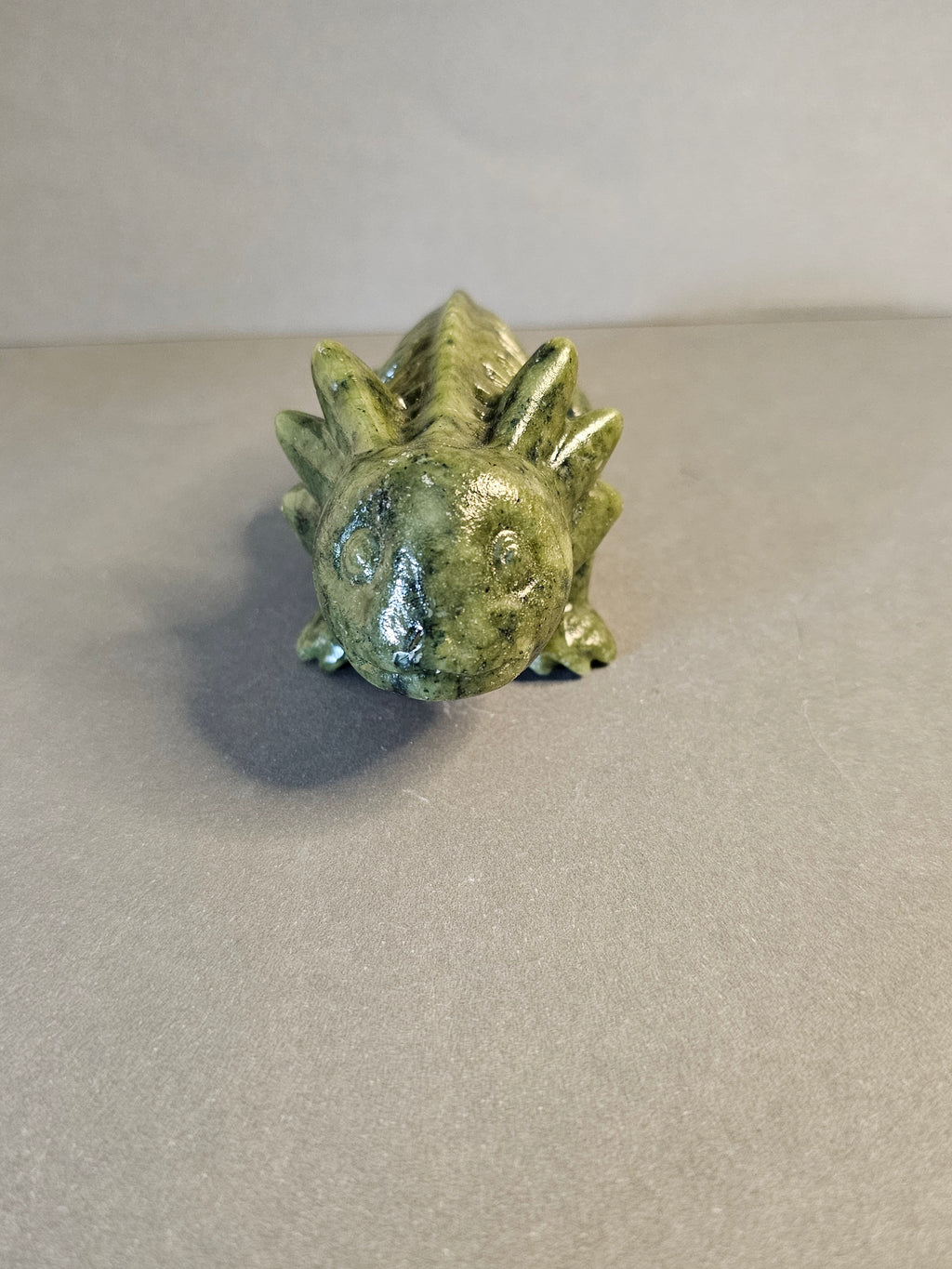 Jade Axolotl – Regeneration & Calm Crystal Carving | 3.5 Inches