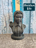 Wednesday-Inspired Obsidian Figure with “Thing” – Gothic Crystal Carving | ~4 Inches