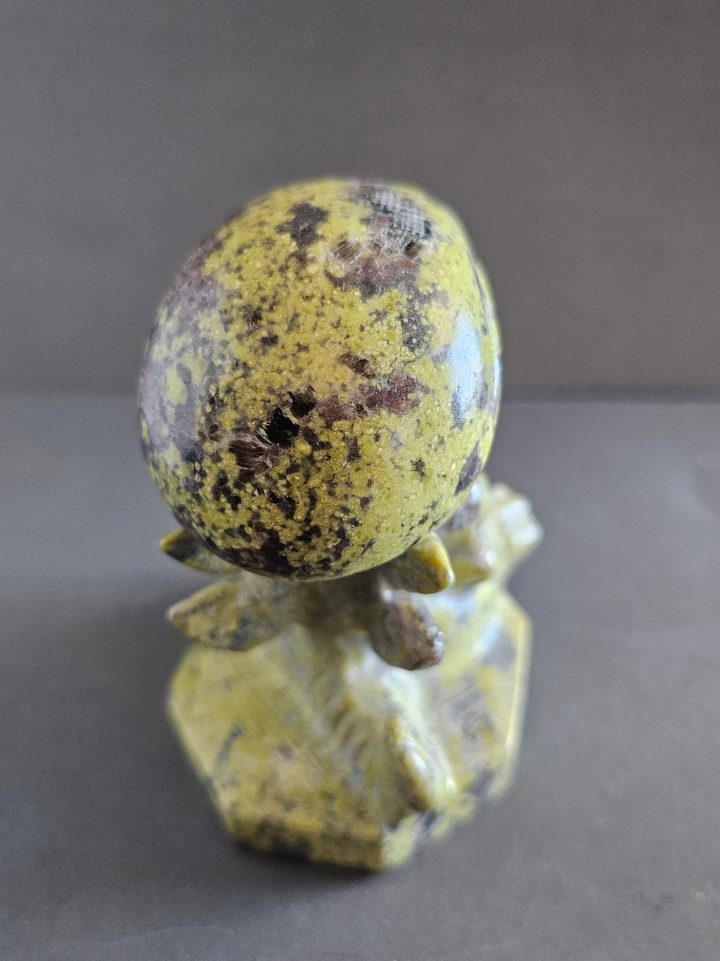 Xenomorph Alien Crystal Carving – Larvikite, Jasper, Aventurine, or Astrophyllite | 3 Inches
