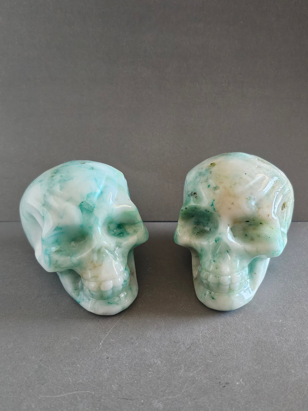 Phoenix Stone Skull – Rebirth & Transformation Crystal Carving | 3.5 Inches