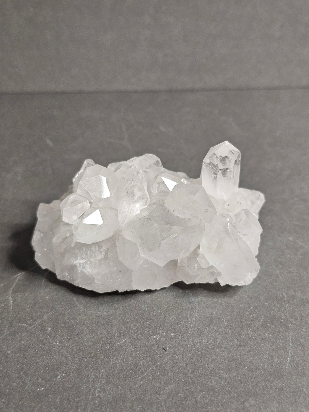 Brazilian Clear Quartz Crystal Cluster – Compact Sparkling Points | ~2 1/2 Inches