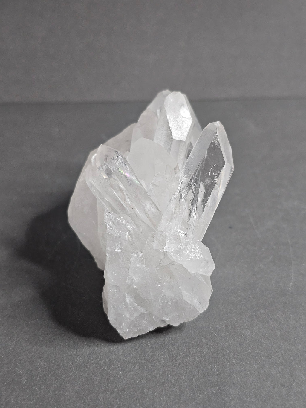 Brazilian Clear Quartz Crystal Cluster – Balanced Natural Formation | 2 1/2 Inches (3)