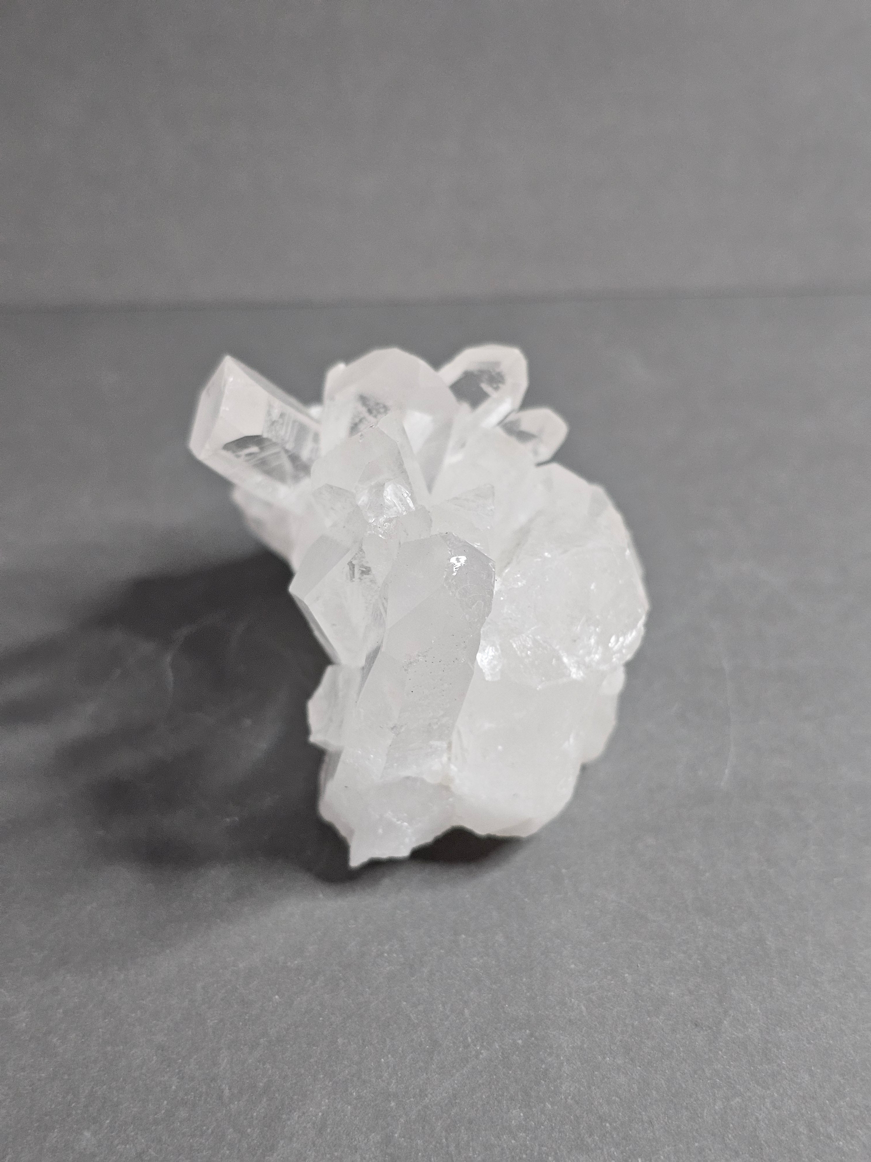 Brazilian Clear Quartz Crystal Cluster – Balanced Natural Formation | 2 1/2 Inches (3)
